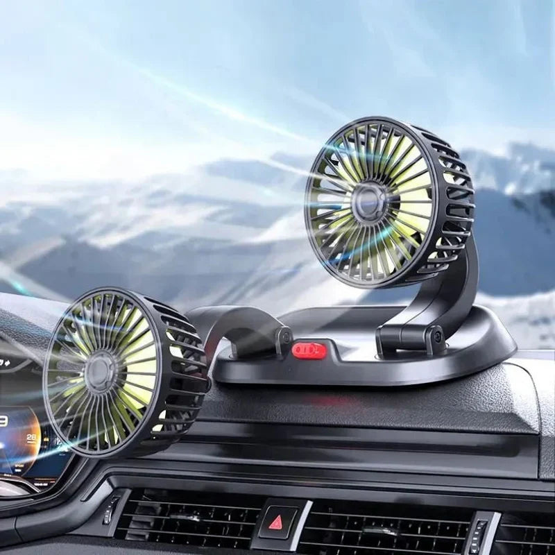 Double Headed Vehicle Fan (CIC922)