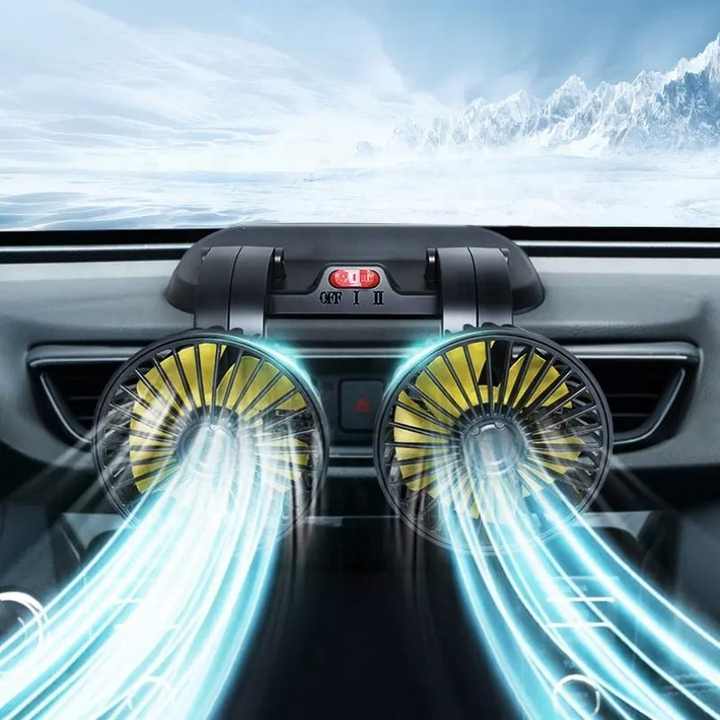 Double Headed Vehicle Fan (CIC922)